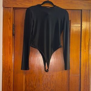 Black Long Sleeve Bodysuit